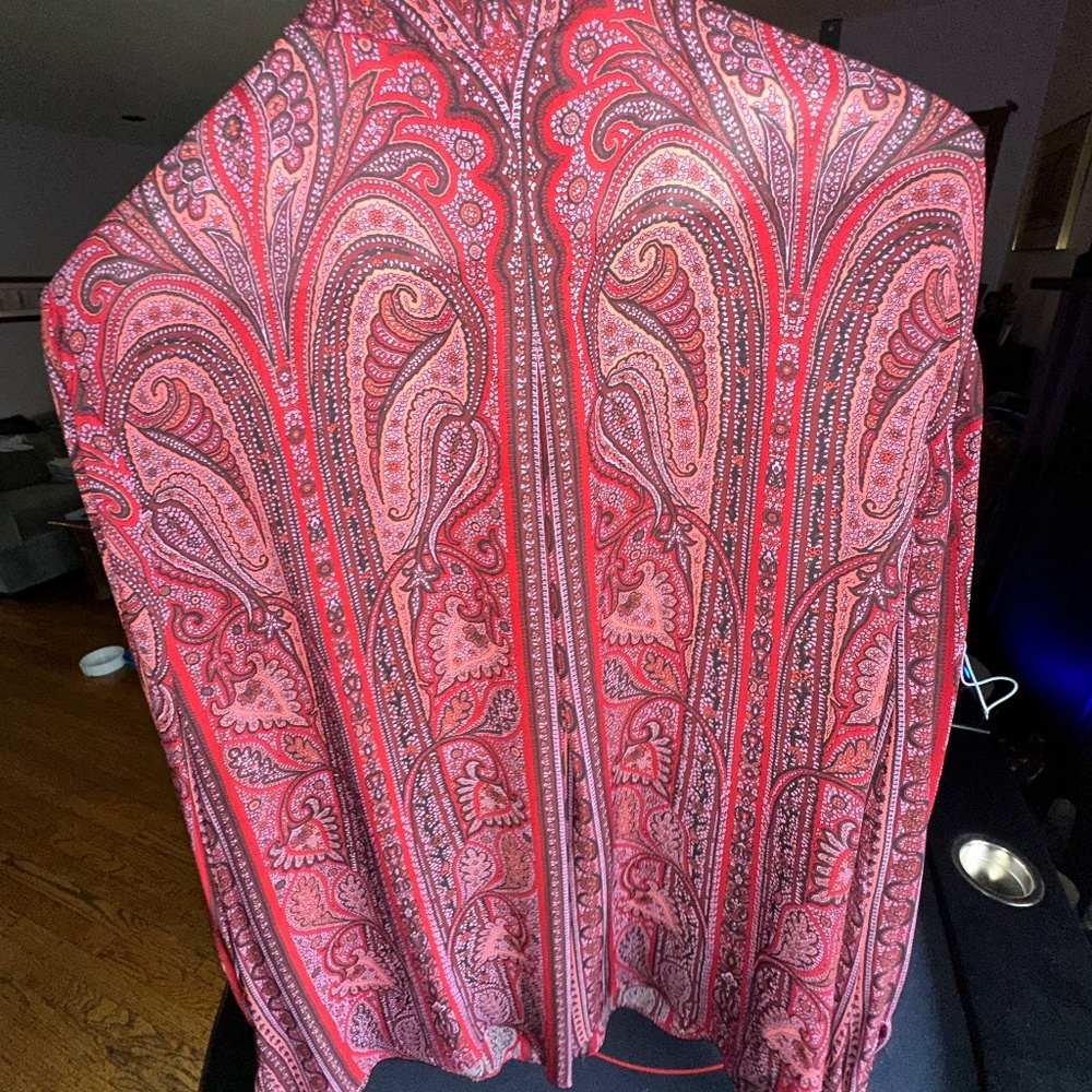 Kobi Halperin  Heni Pais­ley Silk Blouse